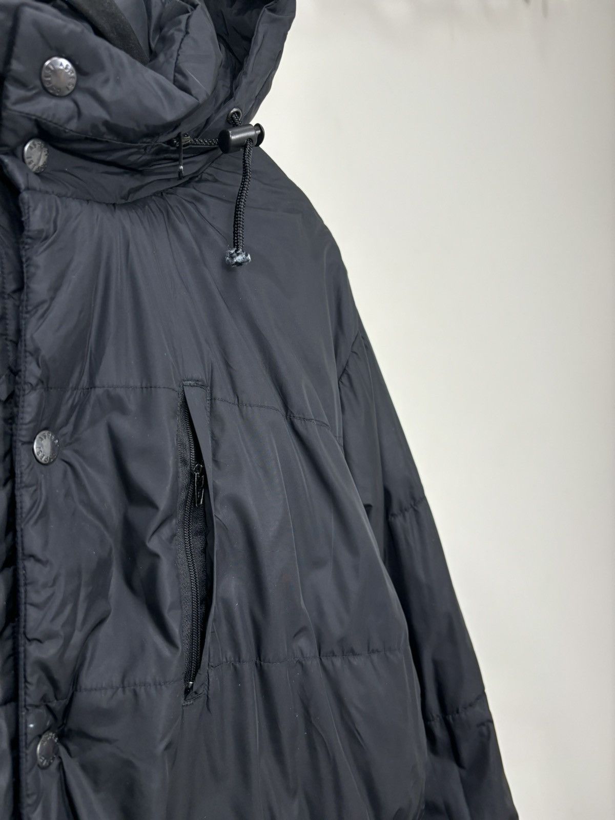 Aspesi Alberto Aspesi Men’s Black Luxury Hooded Puffer Down Jacket Size US S / EU 44-46 / 1 - 9 Thumbnail