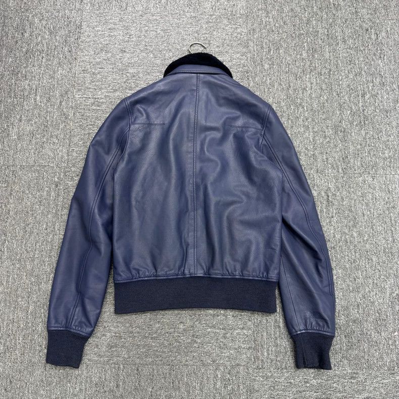 Dior Dior shearling collar leather jacket Size US M / EU 48-50 / 2 - 2 Thumbnail