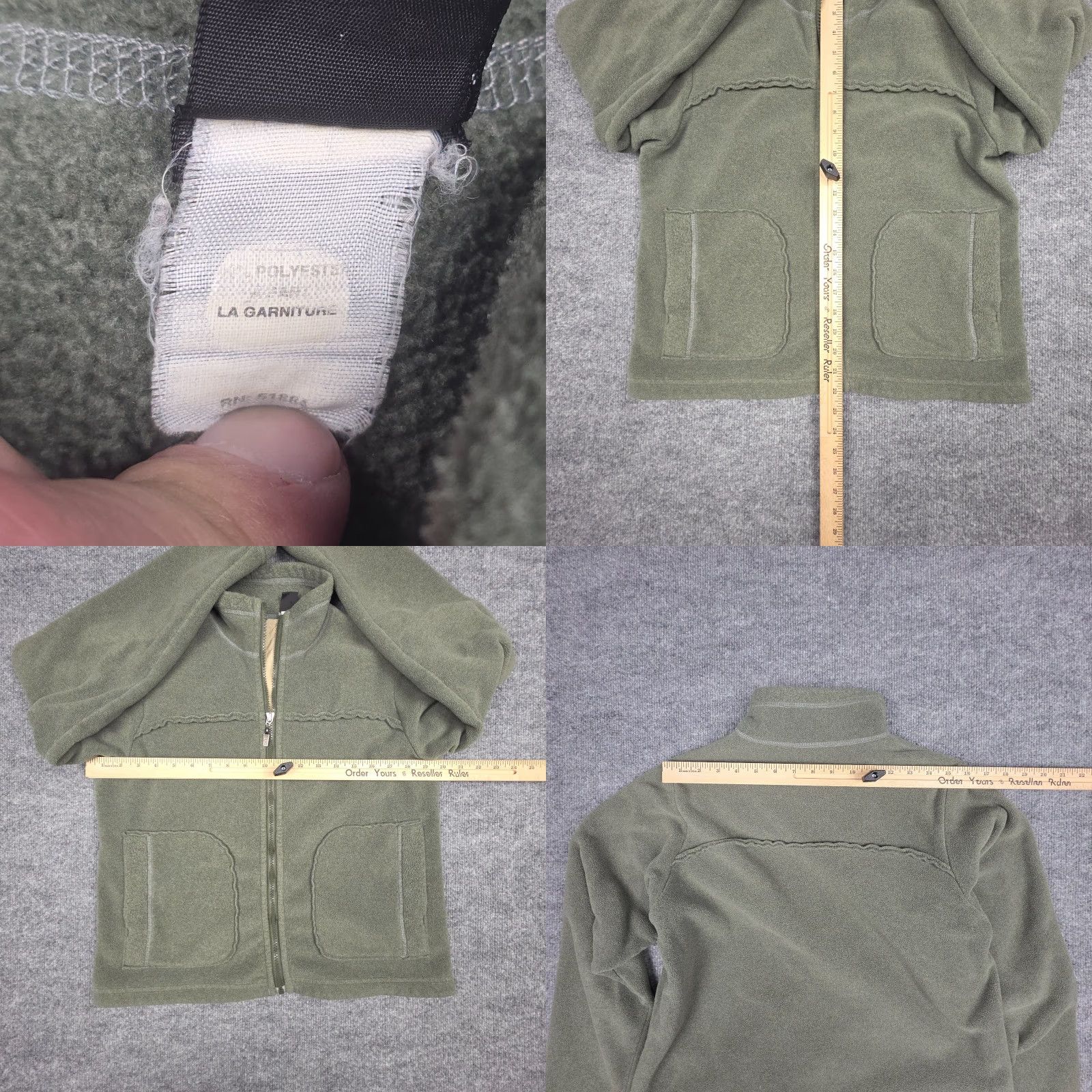 Patagonia VINTAGE Patagonia Synchilla Full Zip Jacket Women's Small Green USA Regular/Basic Jacket, Fleece, Pocketed, Classic Outdoor Retro Size S / US 4 / IT 40 - 8 Thumbnail