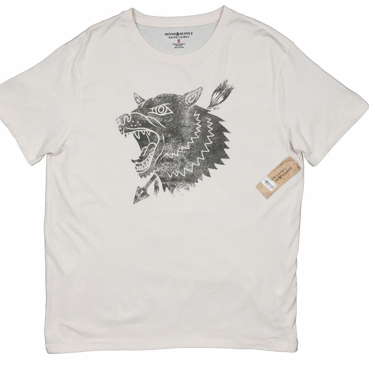 Denim & Supply Ralph Lauren NEW Vintage Ralph Lauren Denim & Supply T Shirt! Native Wolf Size US S / EU 44-46 / 1 - 1 Preview