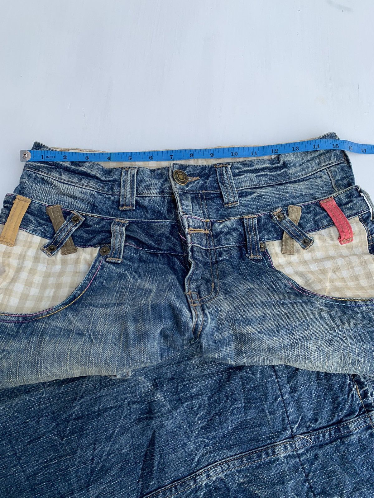 If Six Was Nine × Japanese Brand × Tornado Mart Japanese Double Waist Denim Pants Size US 30 / EU 46 - 6 Thumbnail