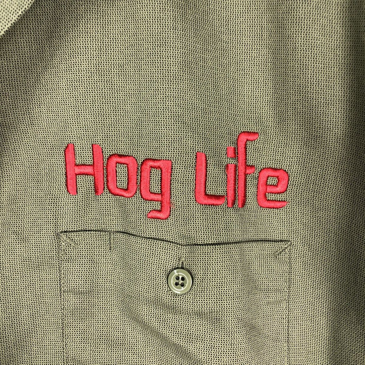 Japanese Brand 🔥Vintage Work Shirt Bowling Dickies Skeleton Big Logo Size US XXL / EU 58 / 5 - 18 Thumbnail