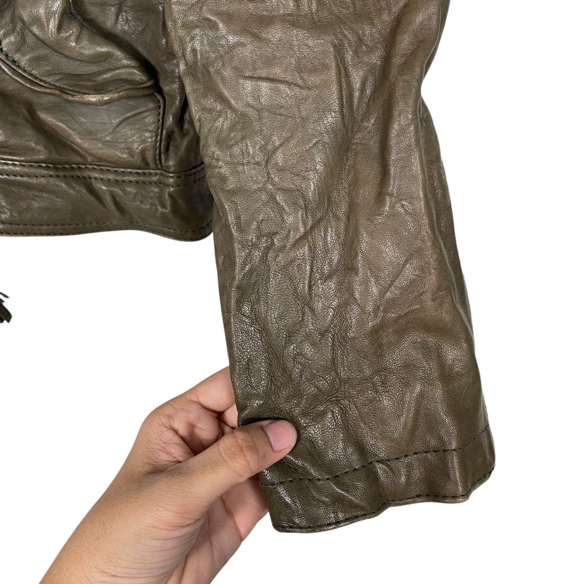 Other Cathy Jane Women Leather Jacket Size M / US 6-8 / IT 42-44 - 13 Thumbnail