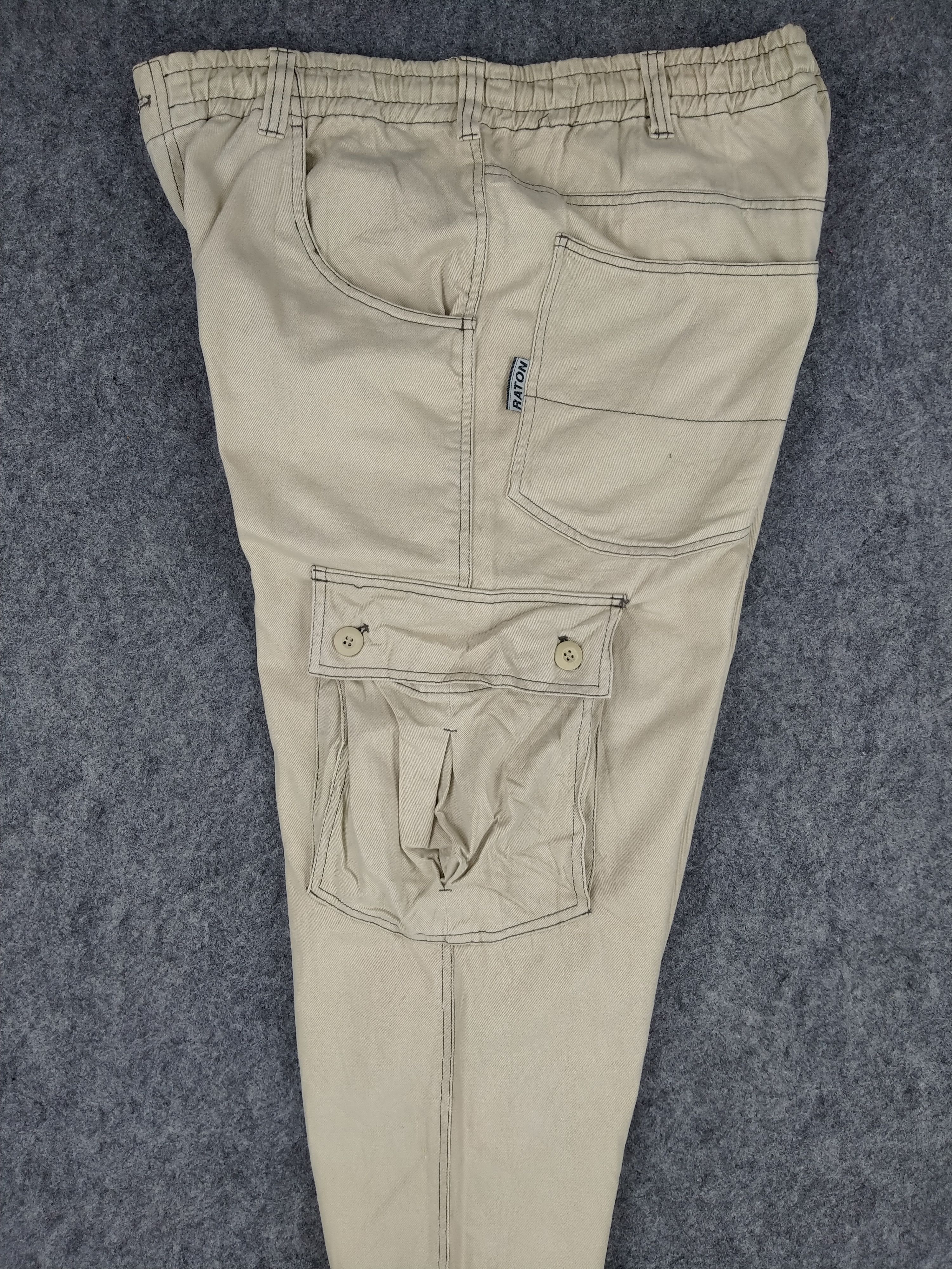 Japanese Brand Raton Japanese Brand Cargo Multi Pocket Pants 34x30.5 CP101 Size US 34 / EU 50 - 4 Thumbnail