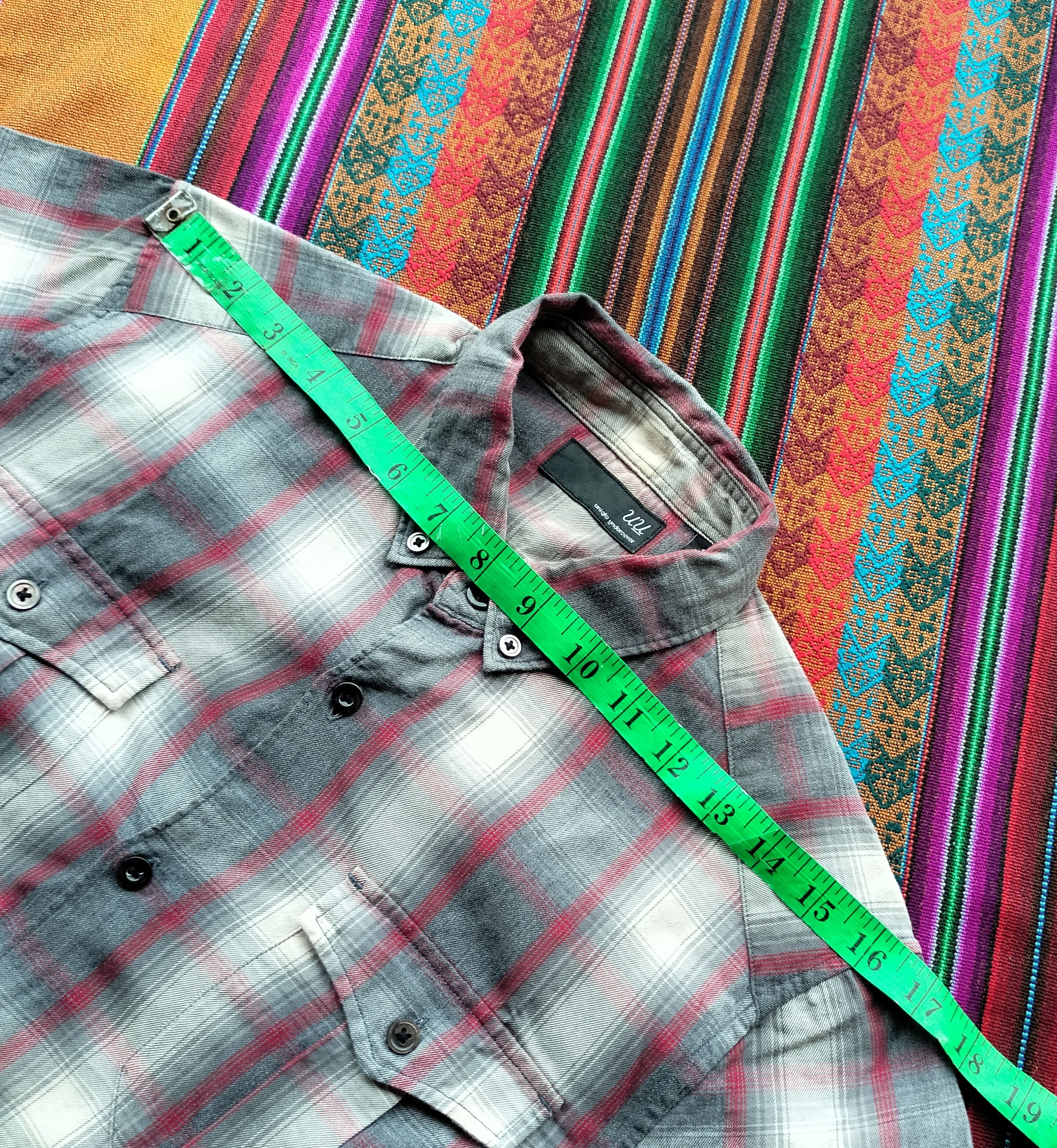 Japanese Brand Undercover for uniqlo 4 pocket plaid ss shirt Size US S / EU 44-46 / 1 - 13 Thumbnail
