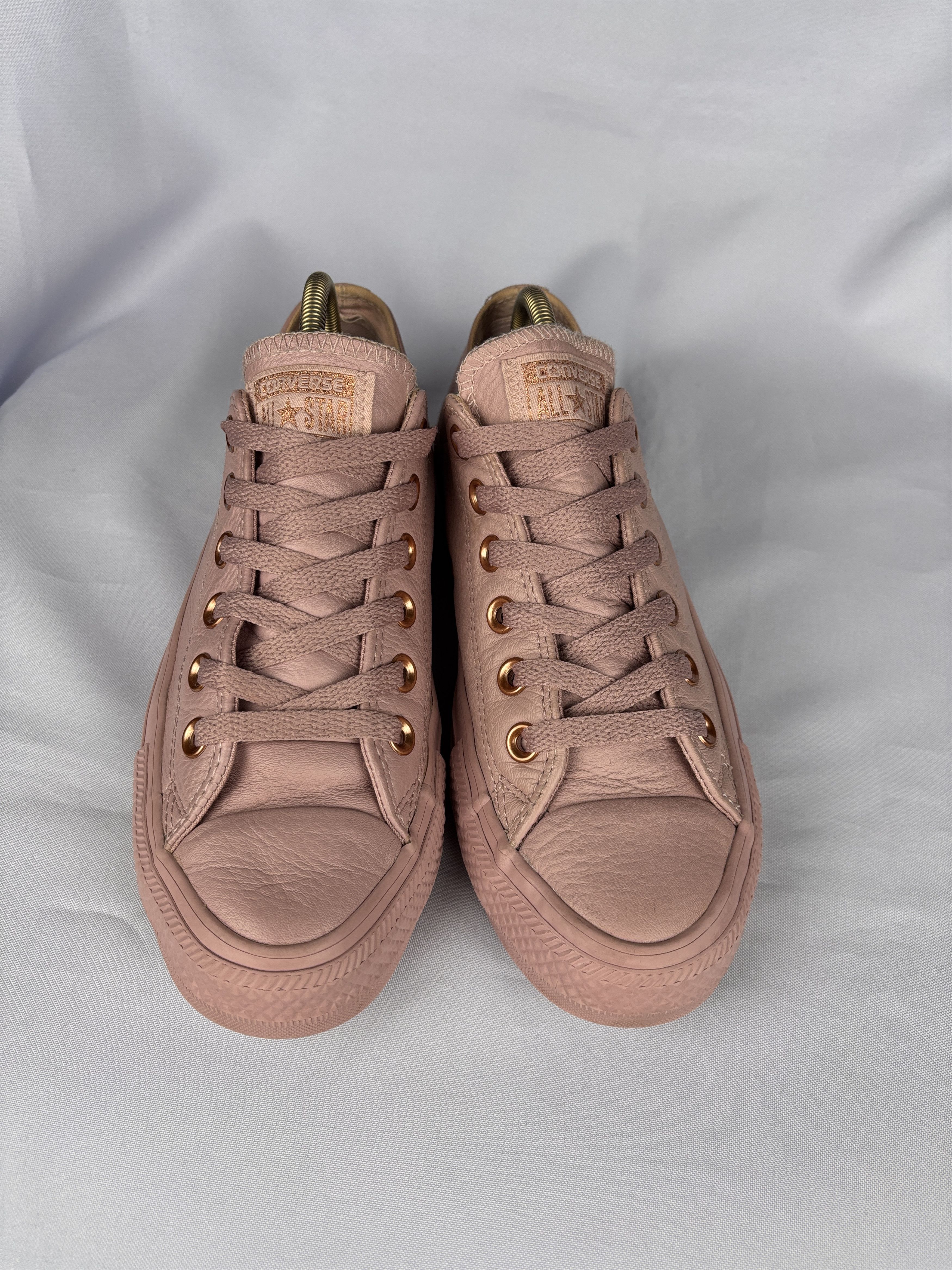 Converse Converse Chuck Taylor Leather Rose Pink Shoes Size US 7 / IT 37 - 3 Thumbnail