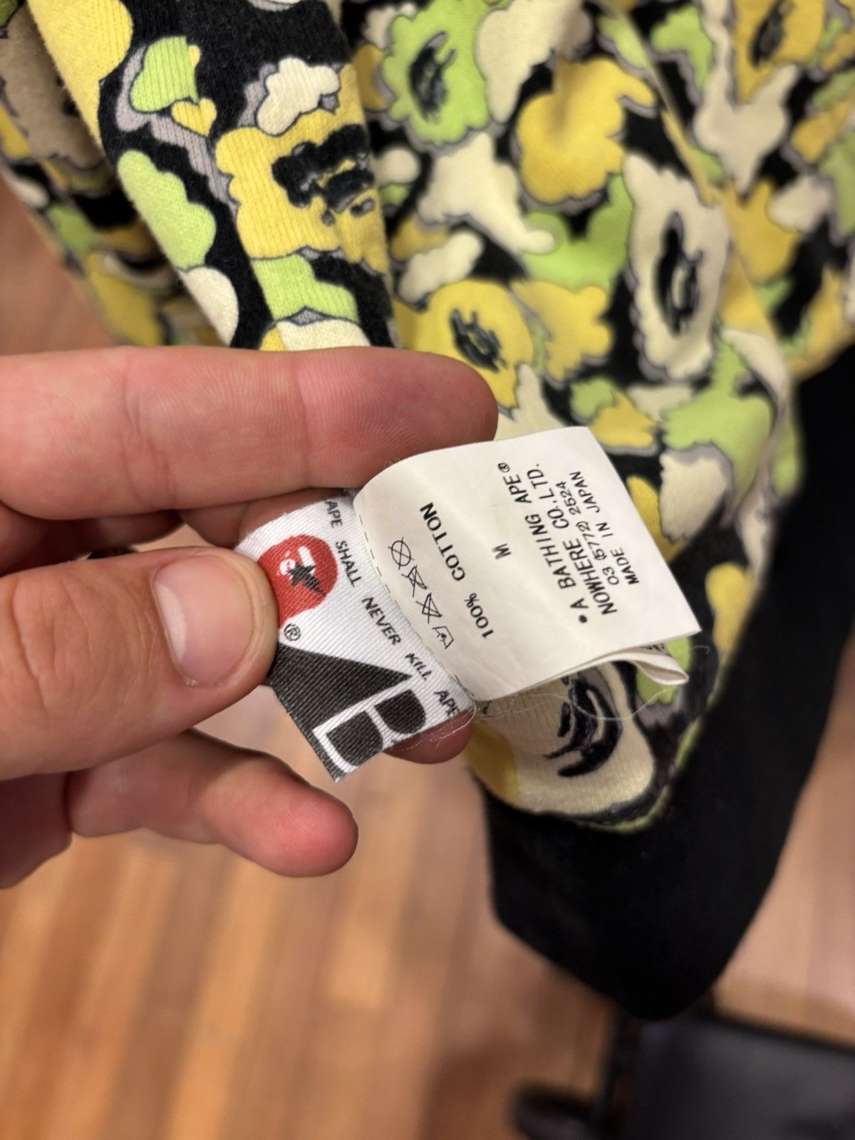 Bape Bape X Kaws Cloud Camo Reversible Crewneck Size US M / EU 48-50 / 2 - 7 Thumbnail