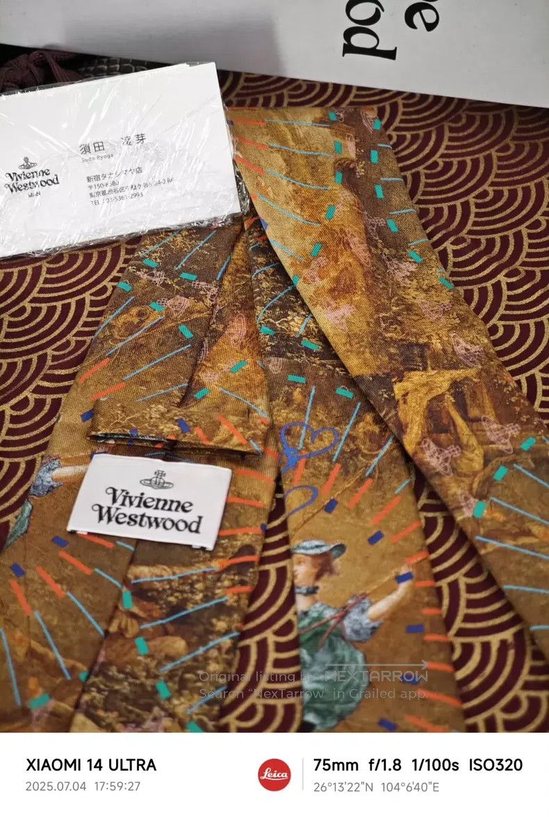Vivienne Westwood Vivienne Westwood Archival collection genuine tie, painted Size ONE SIZE - 6 Thumbnail