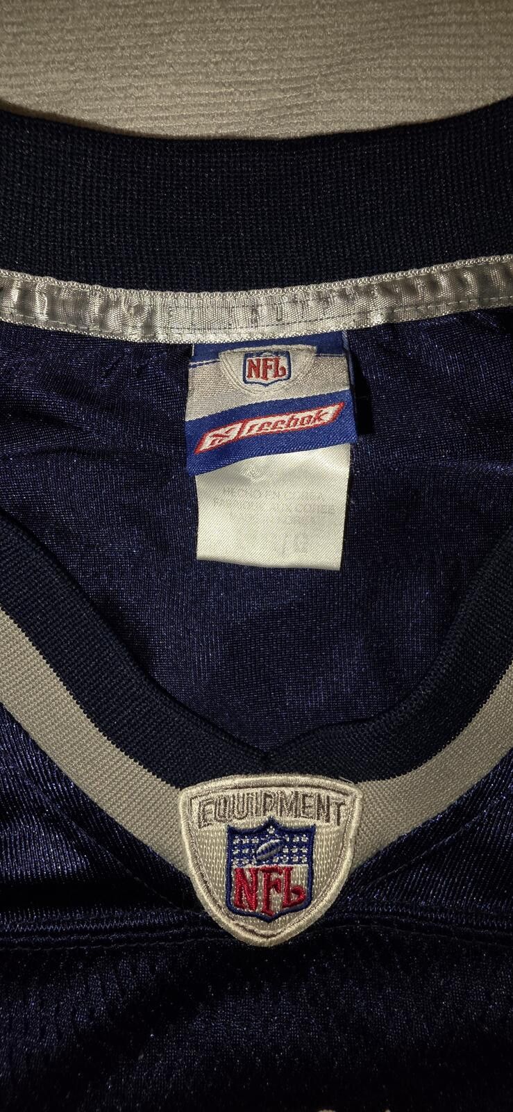 Reebok New England Patriots #24 Law NFL Football Jersey Size ONE SIZE - 5 Thumbnail