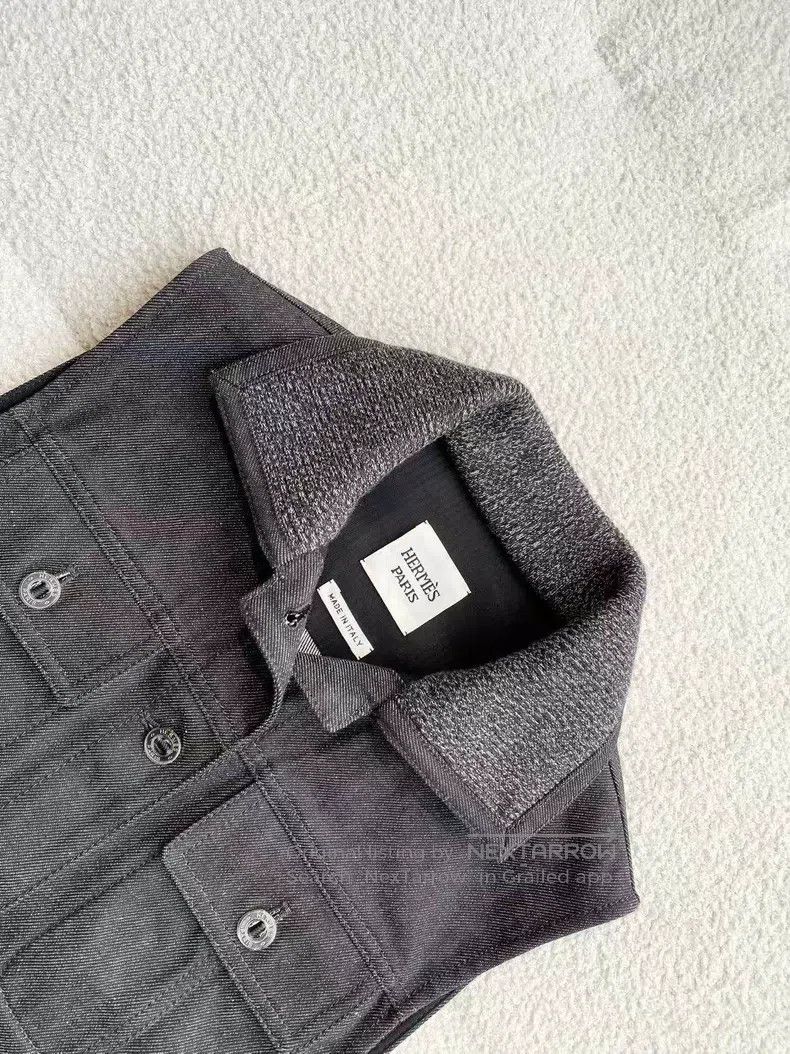 Hermes Hermes Cotton 25ss Denim Vest Size XS / US 0-2 / IT 36-38 - 4 Thumbnail