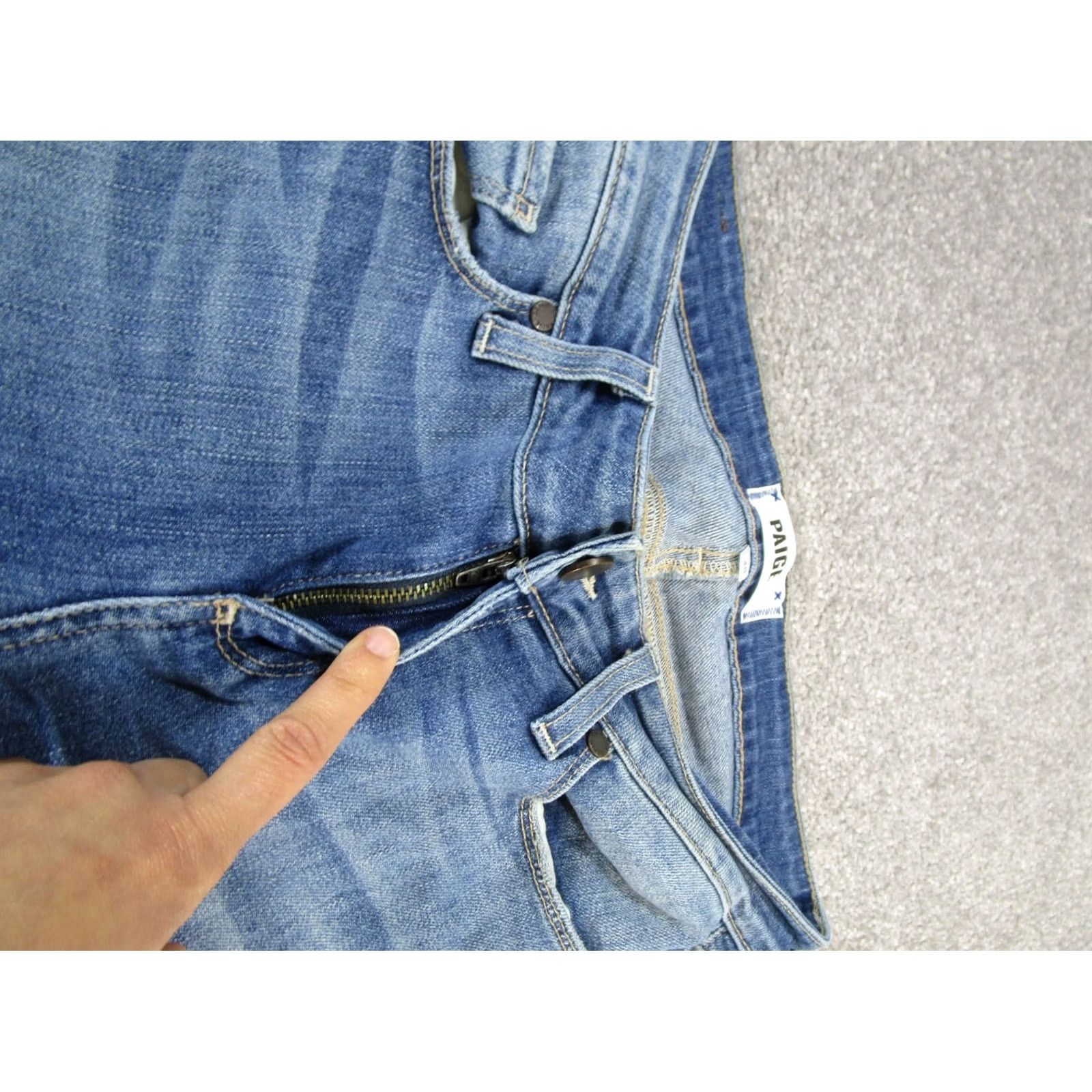 Paige Paige Jeans Womens 28 Verdugo Ankle Medium Wash Denim Skinny Size 28" / US 6 / IT 42 - 4 Thumbnail