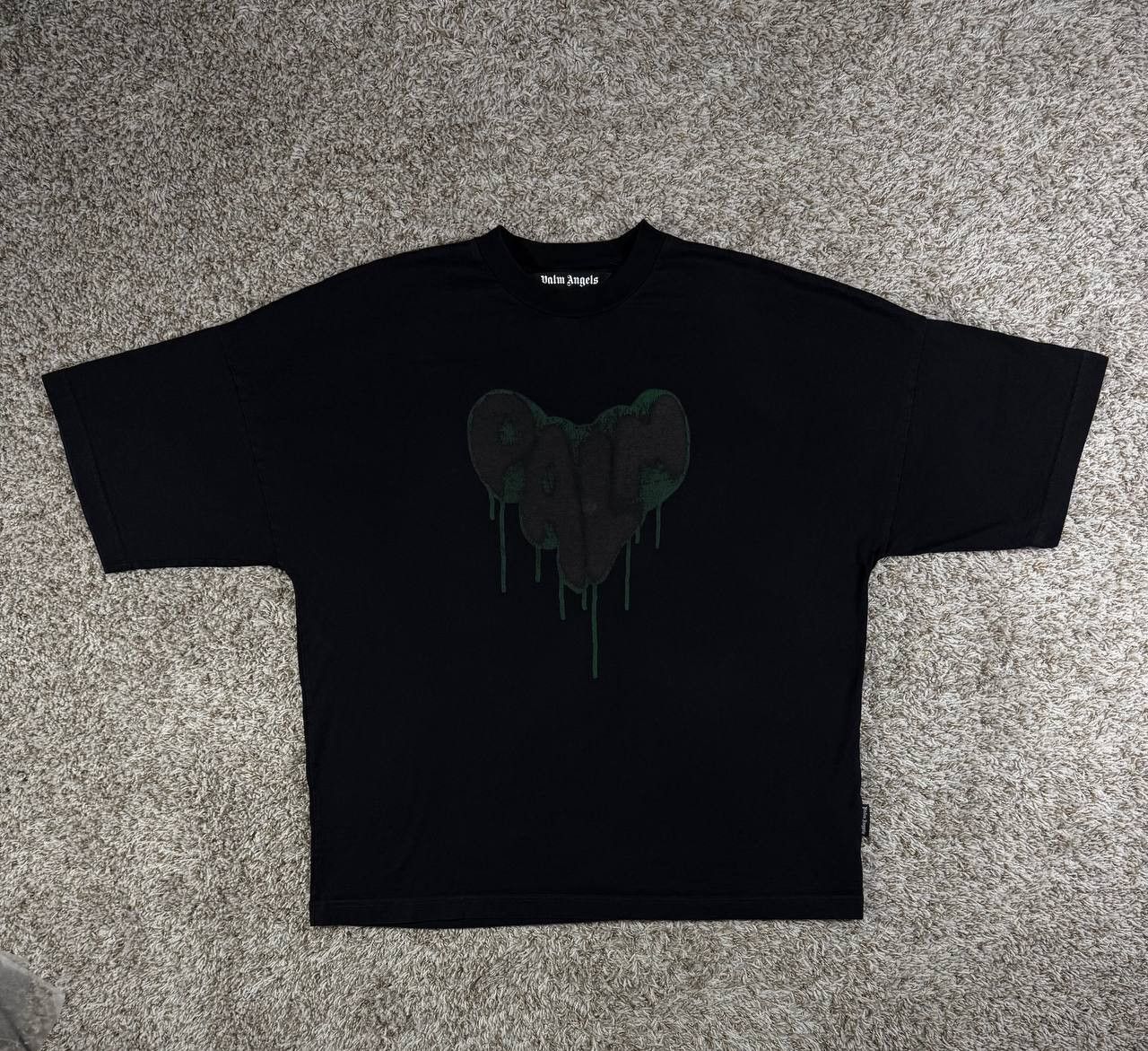 Palm Angels Spray Heart Loose T-Shirt