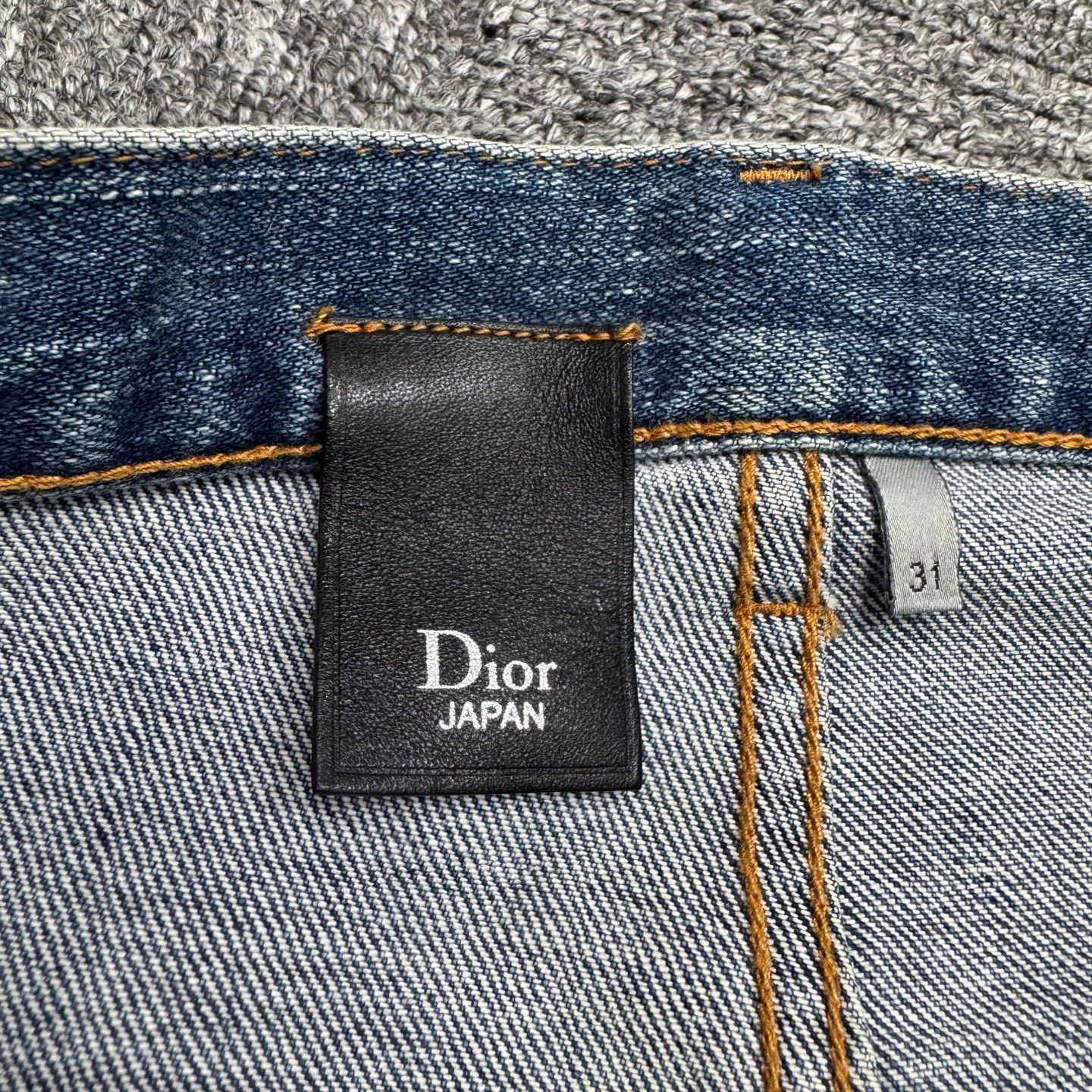 Dior Dior Washed Distressed Jeans 31 Size US 31 - 2 Thumbnail