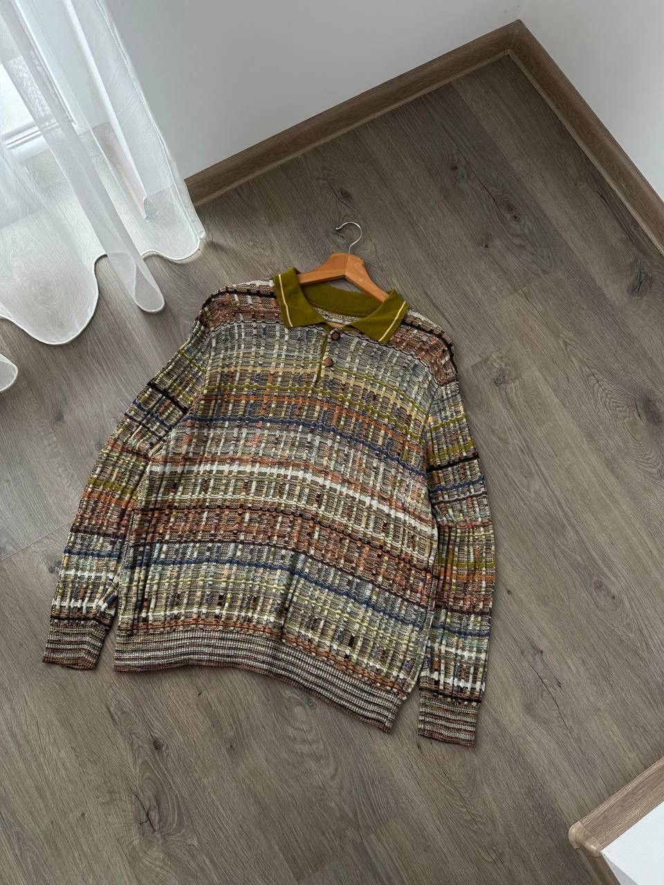 Japanese Brand × Vintage Vintage Botto Beige Cosby Botto Knit Sweater Size US M / EU 48-50 / 2 - 7 Thumbnail