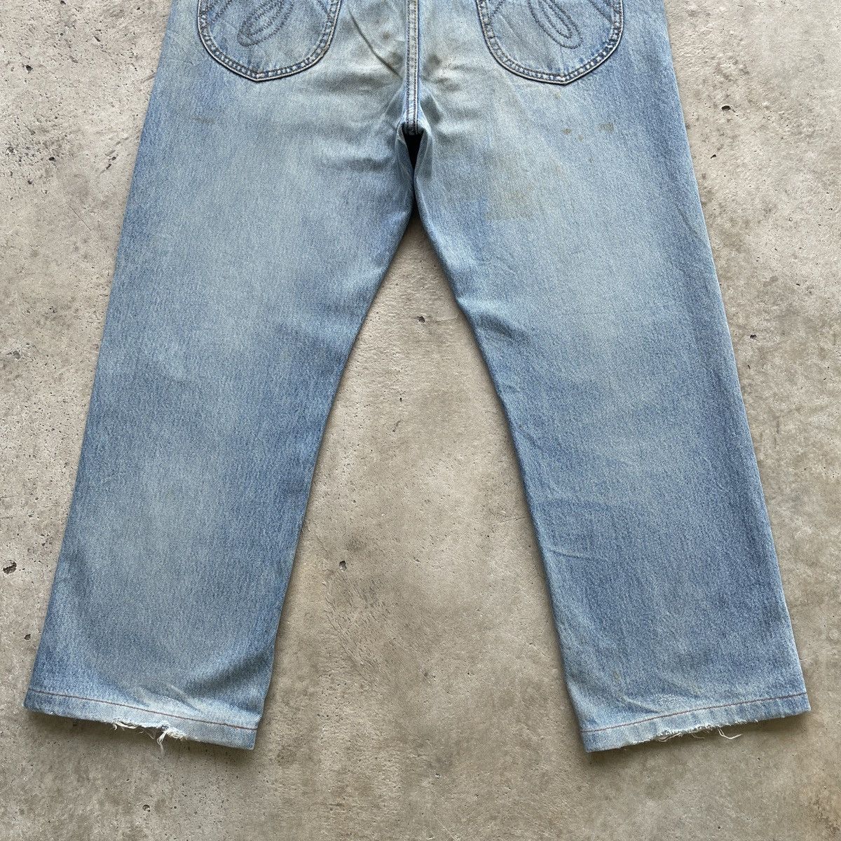 Japanese Brand Vintage MC Jeans Rusty Denim Faded Distressed Pants W35 Size US 35 - 12 Thumbnail