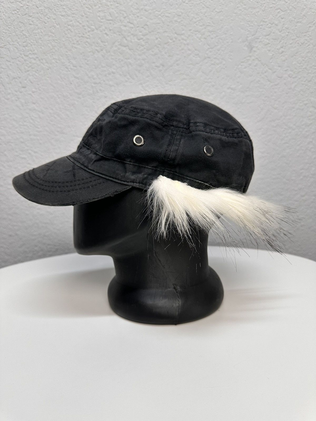 If Six Was Nine Japan Vintage Ifsixwasnine knit hat Lgb fur Rabbit Cap Goose Size ONE SIZE - 1 Thumbnail