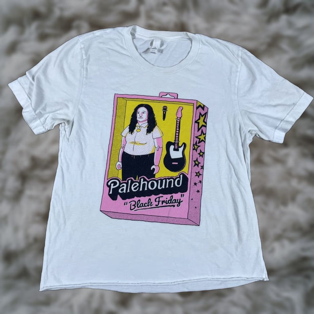 Vintage Palehound T-Shirt Adult Medium White Cropped Indie Punk Band Tour Mens Size US M / EU 48-50 / 2 - 1 Thumbnail