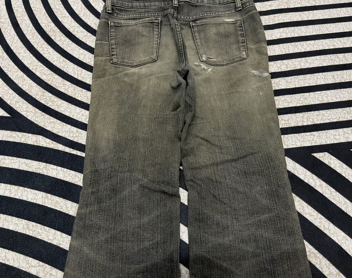 If Six Was Nine 2000s IFSIXWASNINE INSPIRED DISTRESSED FLARE JEANS Size US 30 / EU 46 - 12 Thumbnail