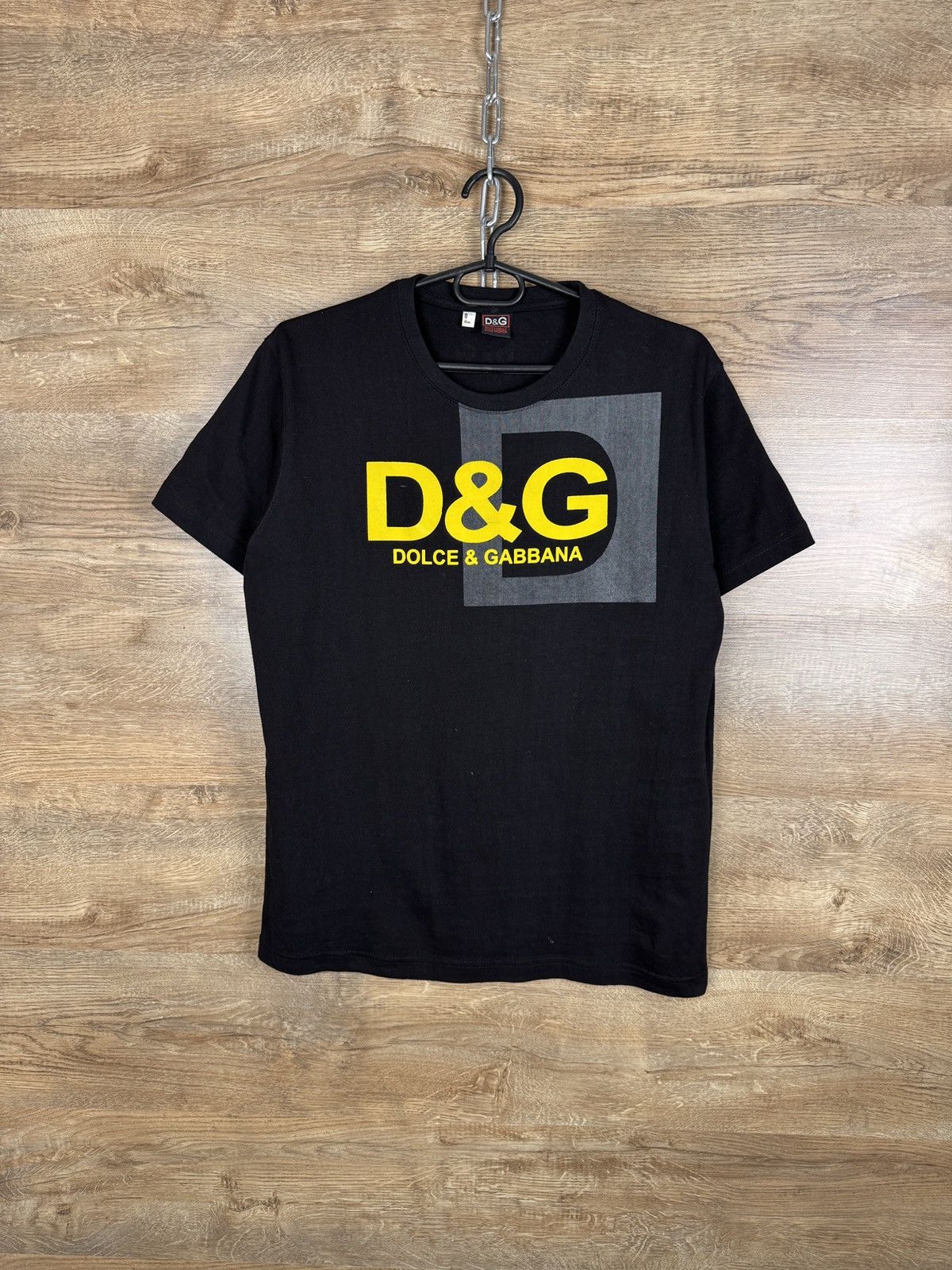 Mens Vintage Dolce & Gabbana t-shirt tee luxury black