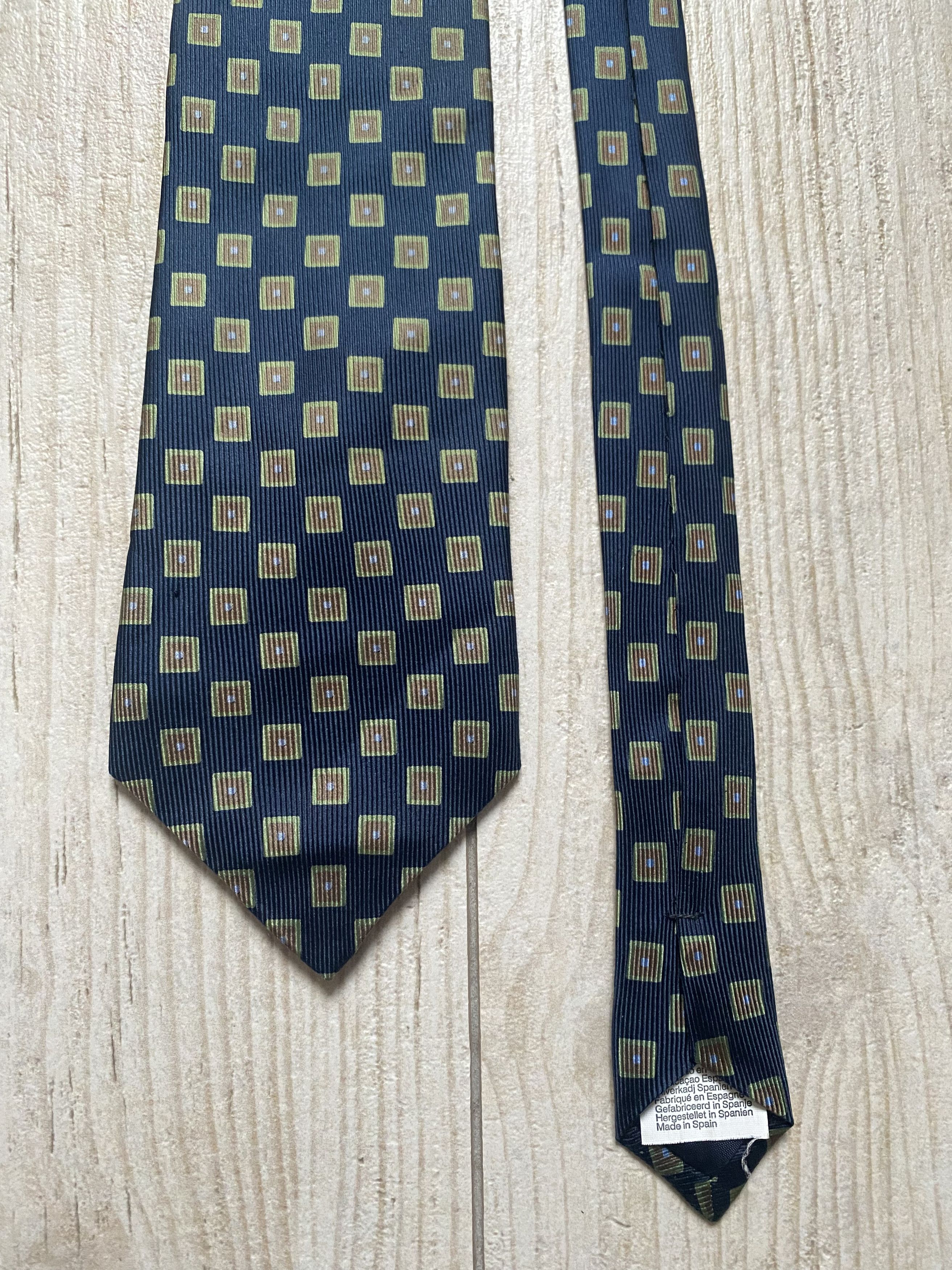 Massimo Dutti × Vintage Vintage Massimo Dutti Silk Tie – Made in Spain Size ONE SIZE - 3 Thumbnail