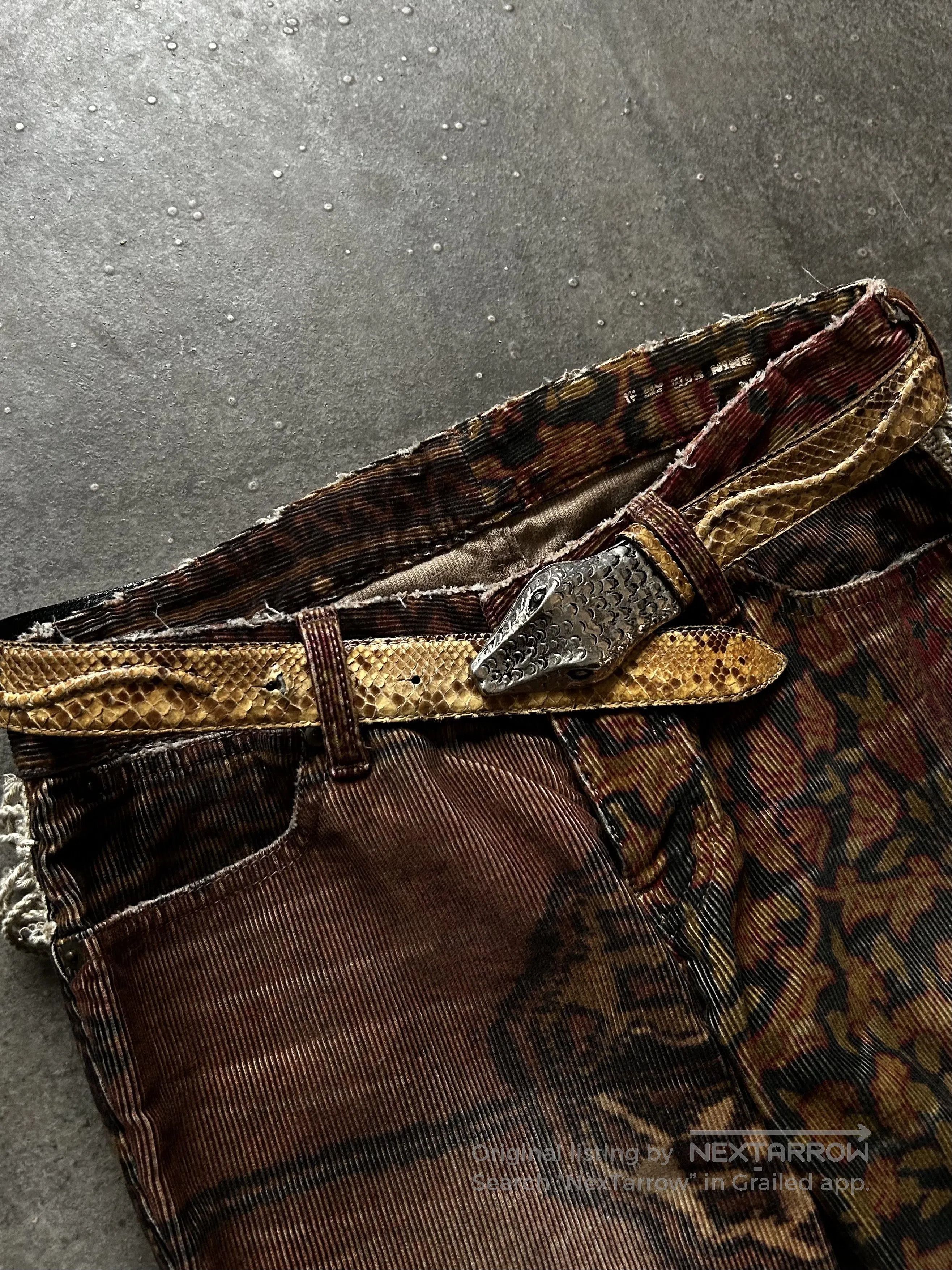 Vintage KOHSHIN SATOH 80s Silver Snake Buckle Belt. Size ONE SIZE - 9 Thumbnail
