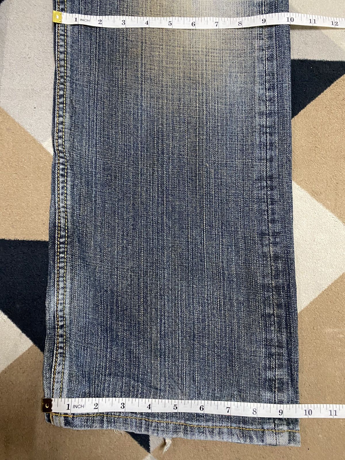 Japanese Brand Vintage Japanese Brands Mud Wash Distressed Loose Jeans Size US 36 / EU 52 - 20 Thumbnail