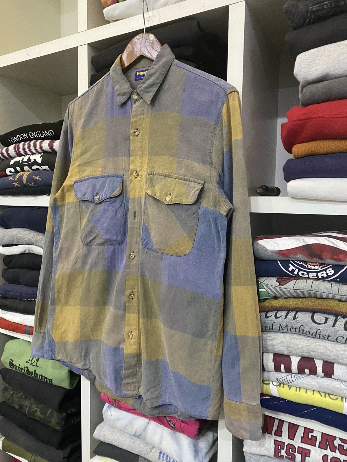 Flannel × Vintage × Wrangler Vintage Wrangler Flannel Size US M / EU 48-50 / 2 - 3 Thumbnail