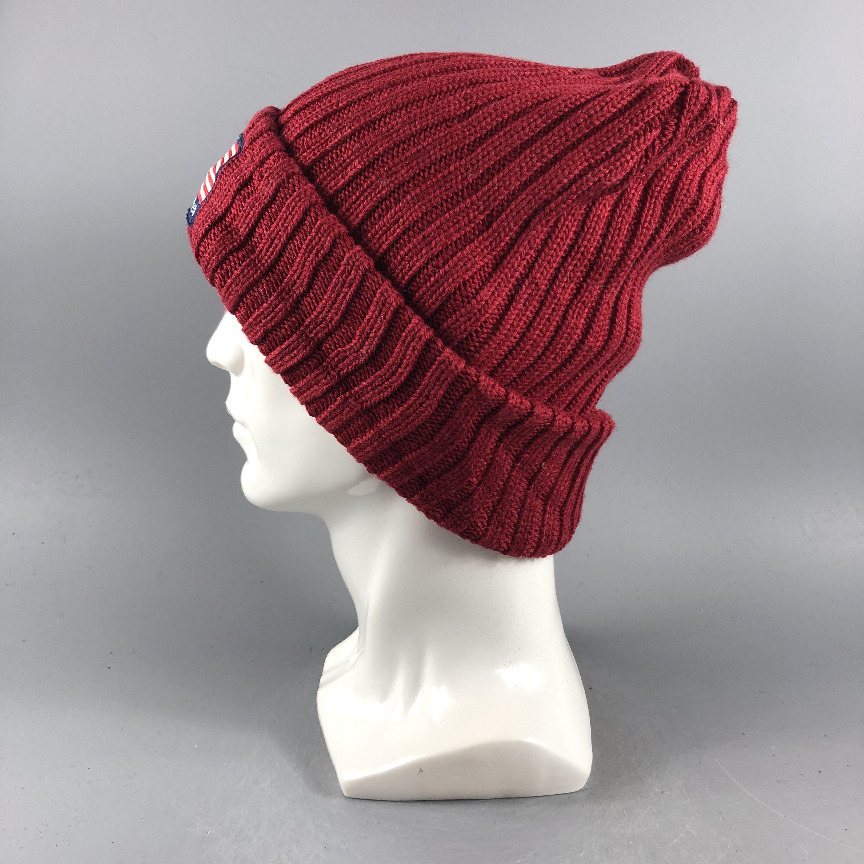 Ben Davis × Vintage Ben Davis Ribbed Beanie Snow Hat Snow Cap -D107 Size ONE SIZE - 1 Thumbnail