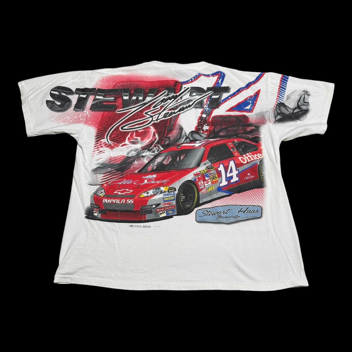 Chase Authentics × NASCAR Chase Authentics Tony Stewart AOP Cotton Shirt Adult 2XL Size US XXL / EU 58 / 5 - 4 Thumbnail