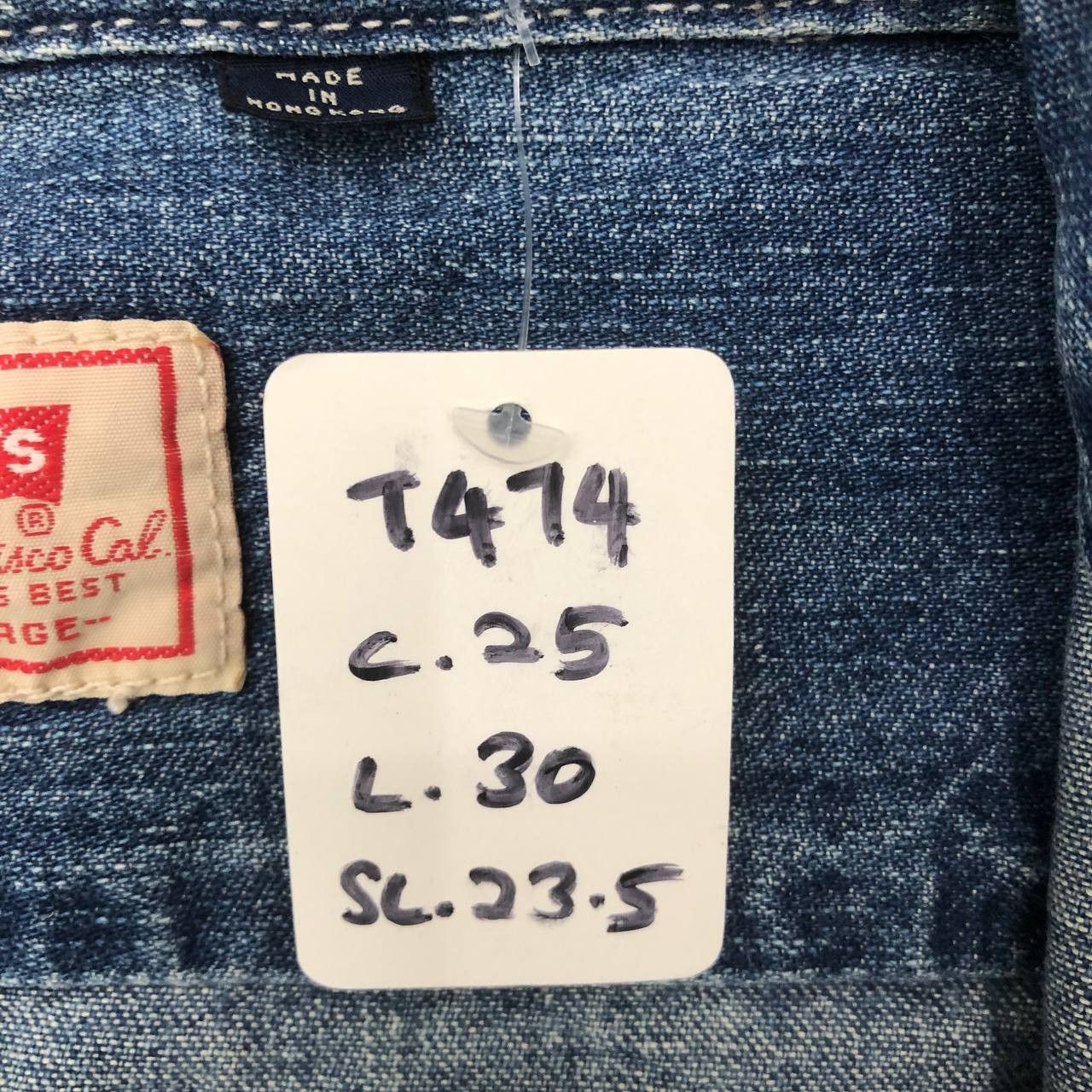 Levi's T474 VTG LEVI'S ACID WASH DENIM SHIRTS Size US L / EU 52-54 / 3 - 8 Thumbnail
