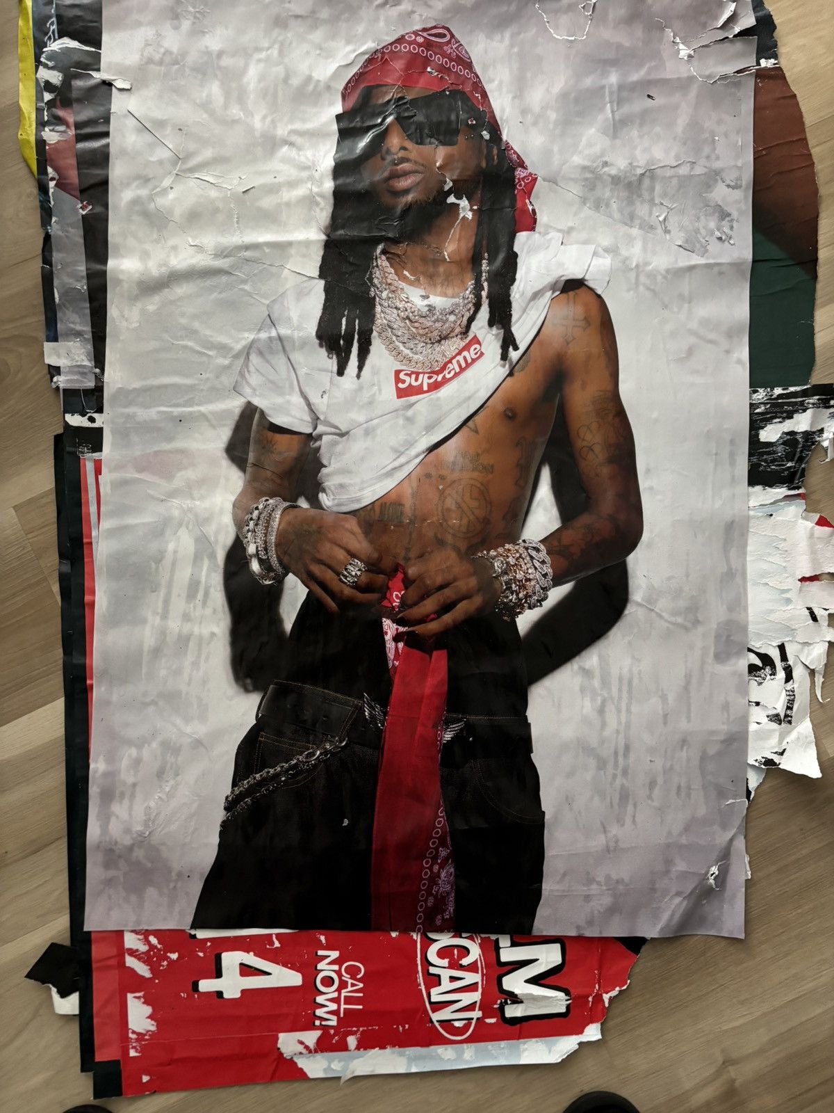 Supreme Play Boi Carti Poster Size ONE SIZE - 5 Thumbnail