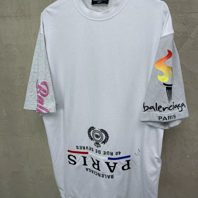 Balenciaga Balenciaga White-gray splicing inverted Coke torch double Size US S / EU 44-46 / 1 - 4 Thumbnail