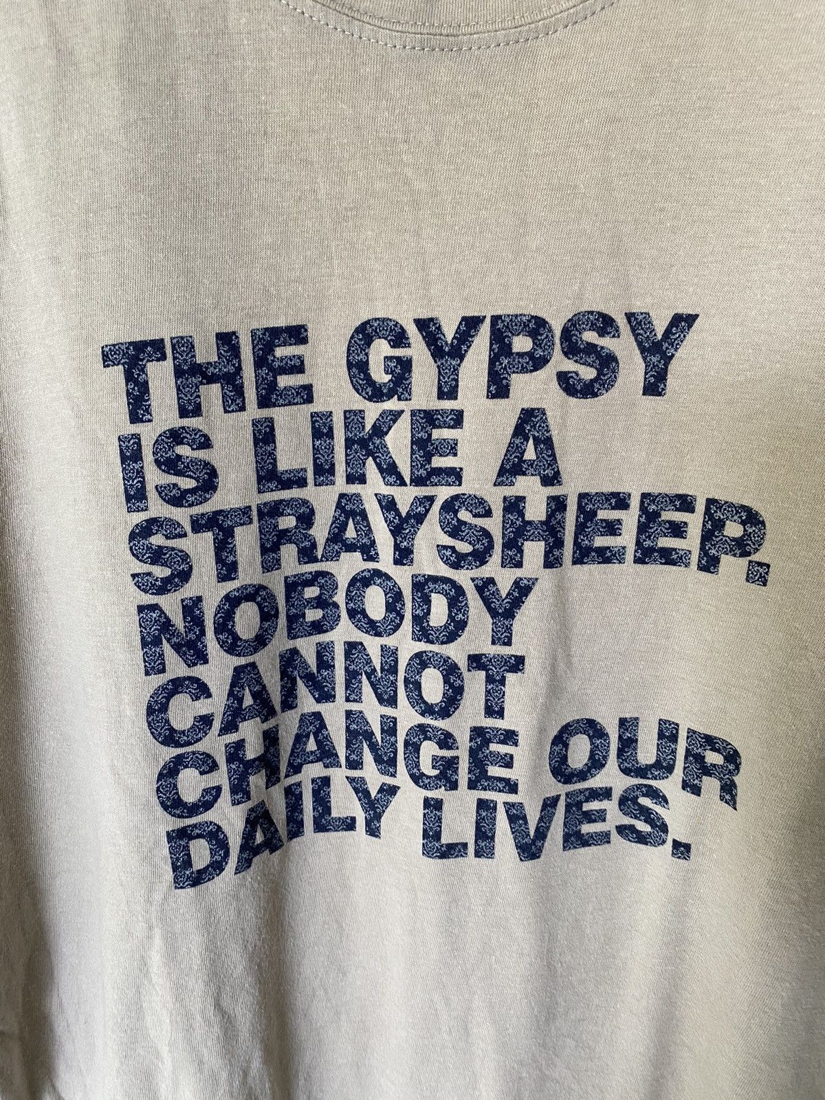 Japanese Brand × Kiminori Morishita × Le Grande Bleu (L.G.B.) Halb By Kiminori Morishita tete homme Paisley Poem tee Size US M / EU 48-50 / 2 - 3 Thumbnail
