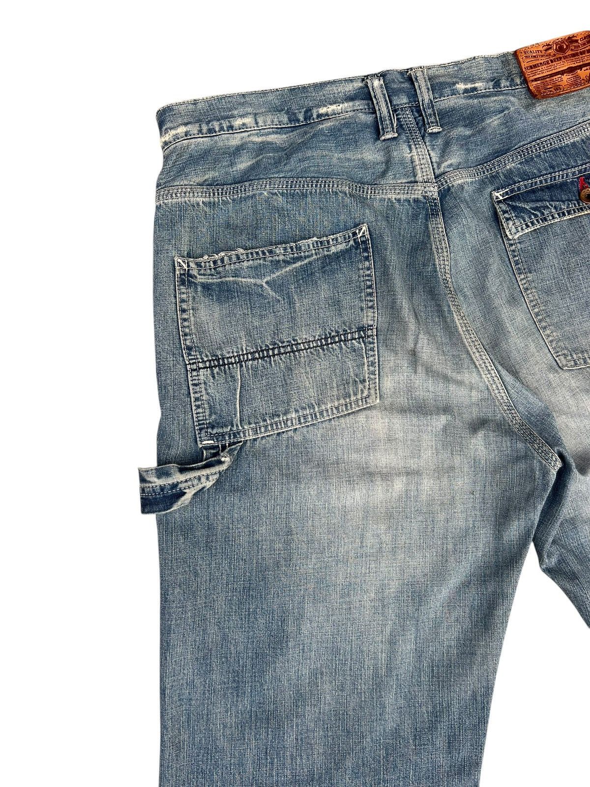 ANACHRONORM Dirty Mud Anachronom Japan Distress Denim Double Knee Jeans Size US 34 / EU 50 - 13 Thumbnail