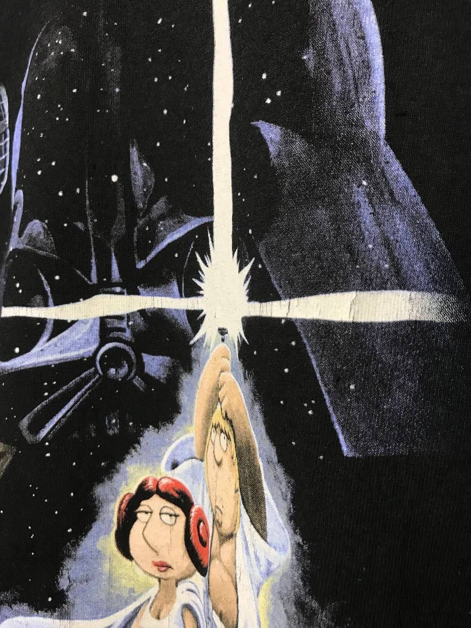 Vintage 🔥 Vintage 2000s Family Guy Star Wars T Shirt Lucasfilm Fox Size US L / EU 52-54 / 3 - 7 Thumbnail