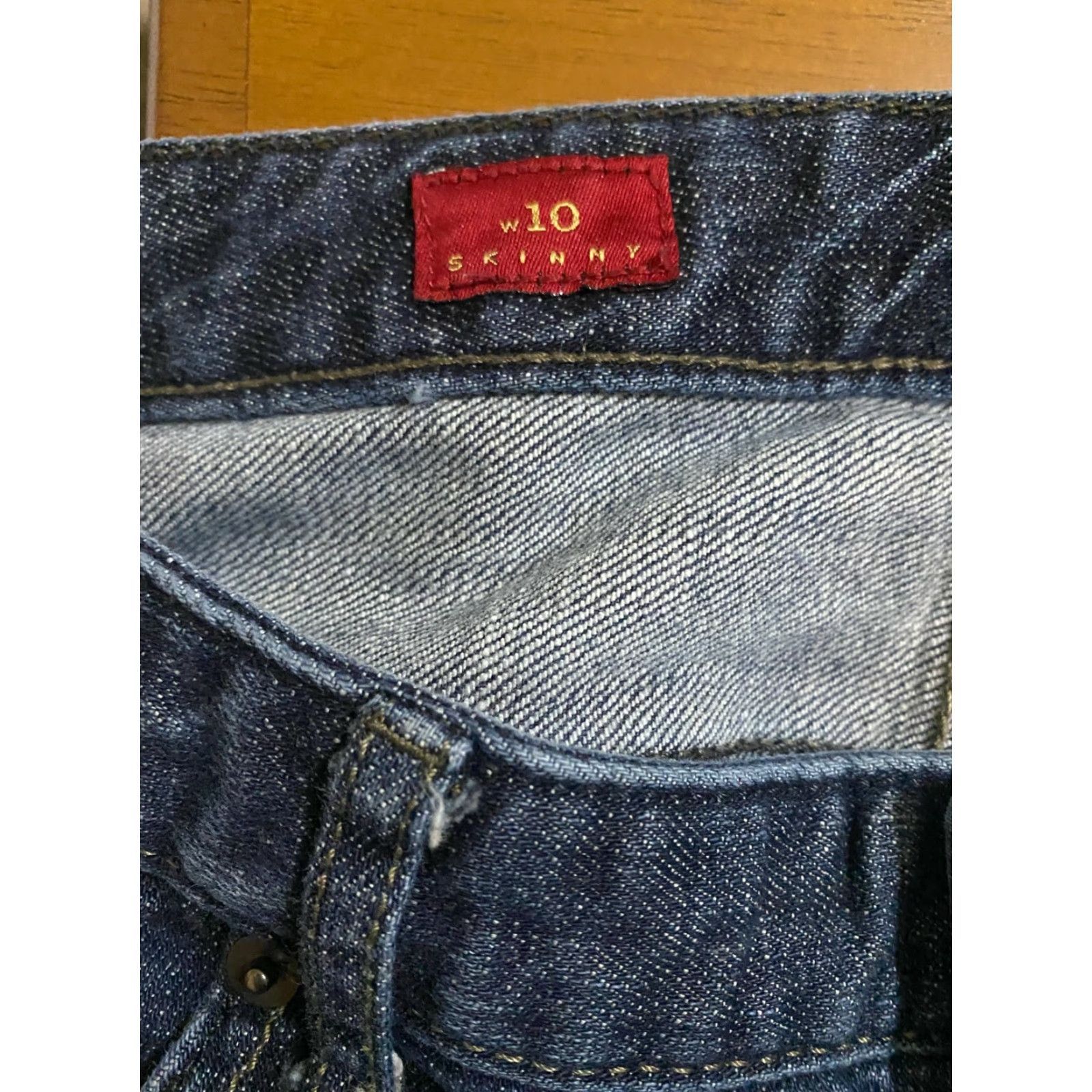 Express Womens Express Jeans x2 Skinny Dark Wash Sz 10R Size 32" / US 10 / IT 46 - 5 Thumbnail