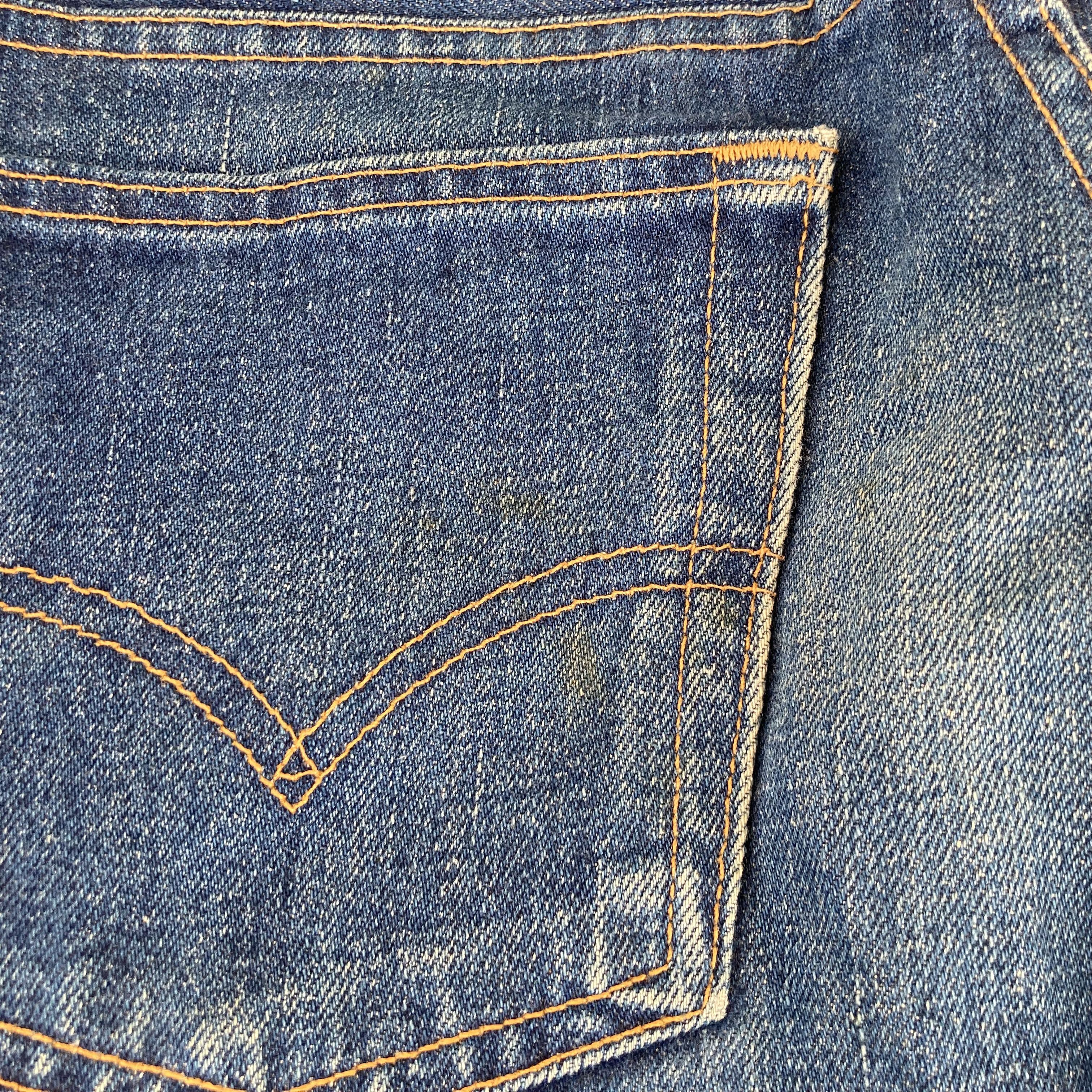 Levi's 30x33 Vtg Levis 517 Faded Blue Denim Flared Bootcut Jeans Size US 30 / EU 46 - 14 Thumbnail