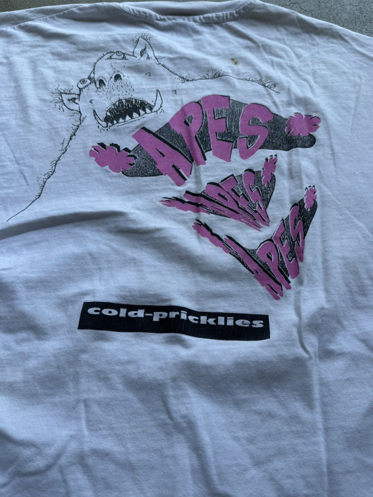 Vintage Vintage 1990’s APES T Shirt Size US XL / EU 56 / 4 - 4 Thumbnail