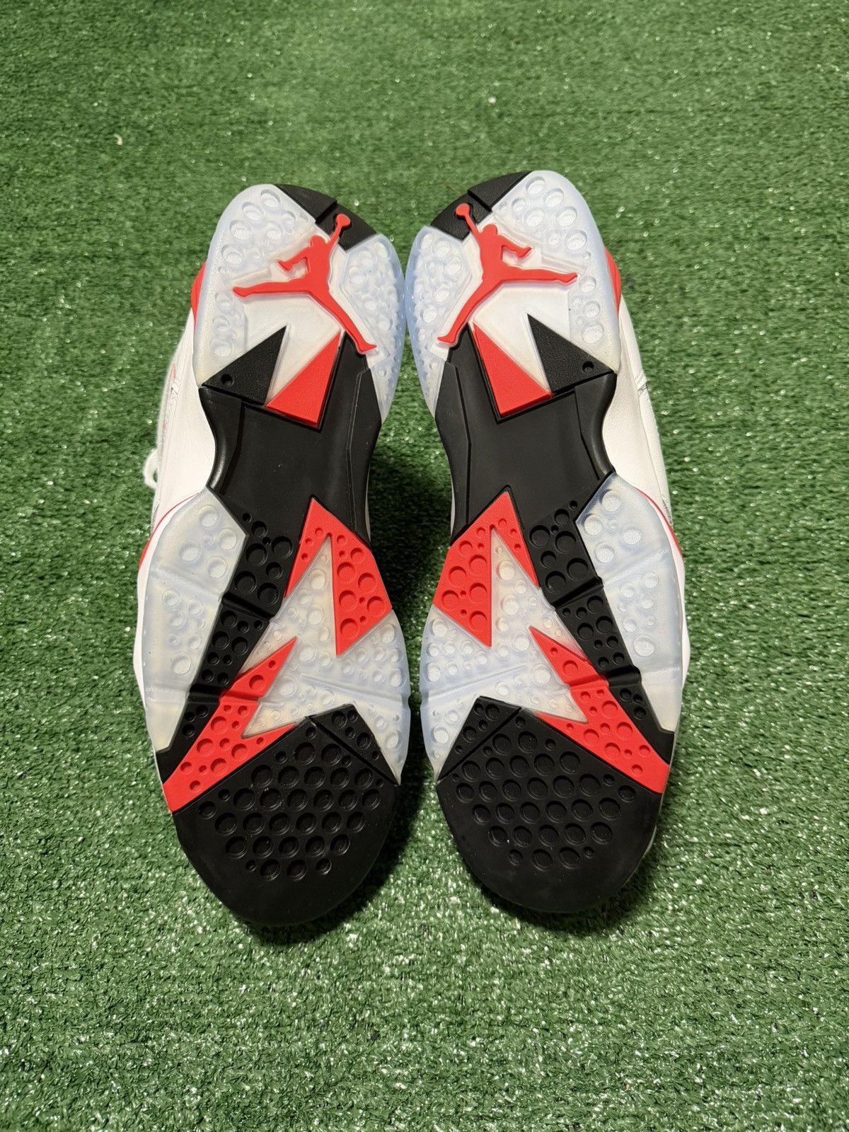 Jordan Brand Air Jordan 7 Retro Mens 11.5 White Infrared Retro Sneakers Size US 11.5 / EU 44-45 - 6 Thumbnail