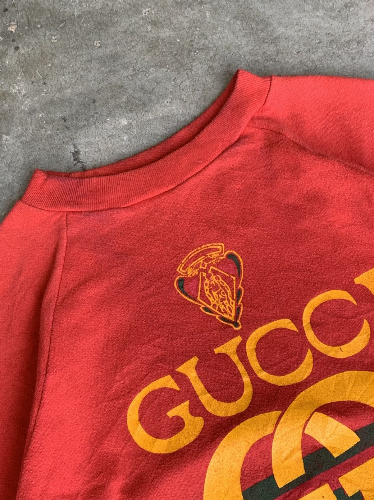 Vintage Vintage 80's Gucci Boot Crewneck Size US XS / EU 42 / 0 - 4 Thumbnail