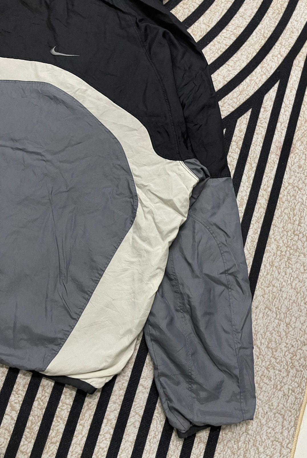Nike × Vintage 2000s NIKE REVERSIBLE NYLON/FLEECE HOODIE ZIPPER JACKET Size US M / EU 48-50 / 2 - 17 Thumbnail