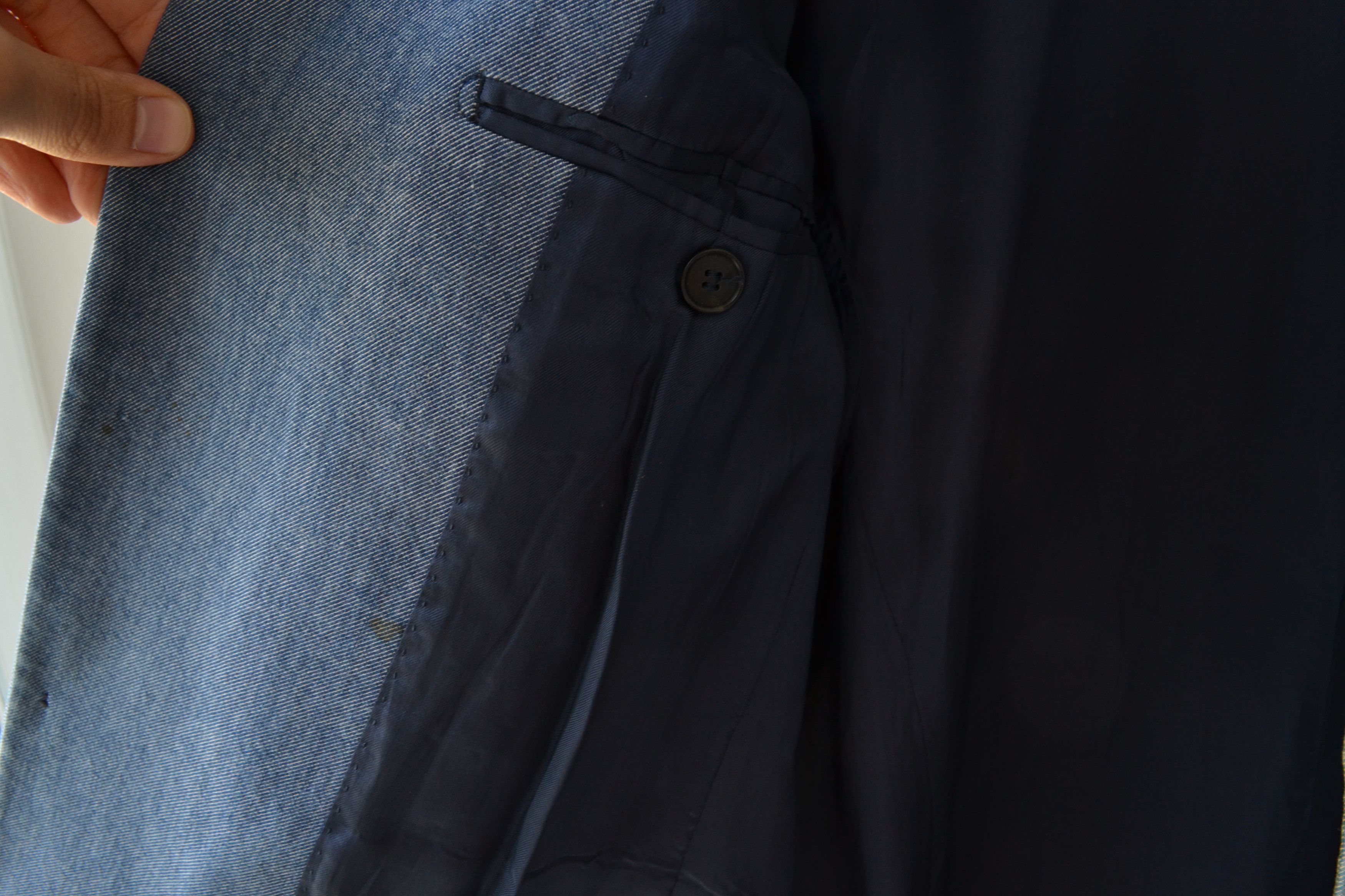Acne Studios ACNE STUDIOS Suit Blazer Pants Blue Drifter Denim Size 48R - 10 Thumbnail
