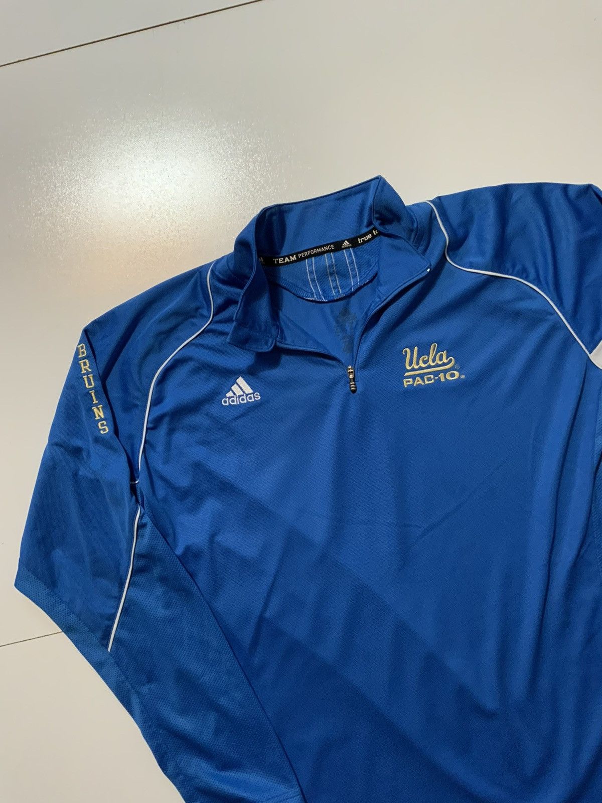 Adidas × NCAA Adidas Team Performance UCLA Bruins PAC-10 1/4 Zip Pullover Size US M / EU 48-50 / 2 - 3 Thumbnail