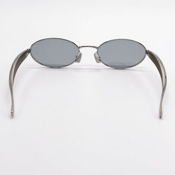 NEW BOTTEGA VENETA BV1386S 007 SUNGLASSES SILVER