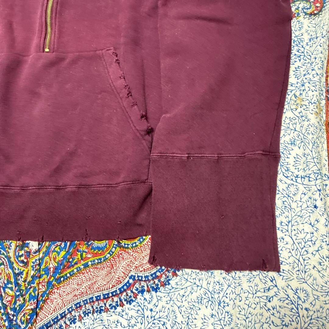 Undercover Undercover Half Zip Hoodie - Red, Free Size Size US M / EU 48-50 / 2 - 4 Thumbnail