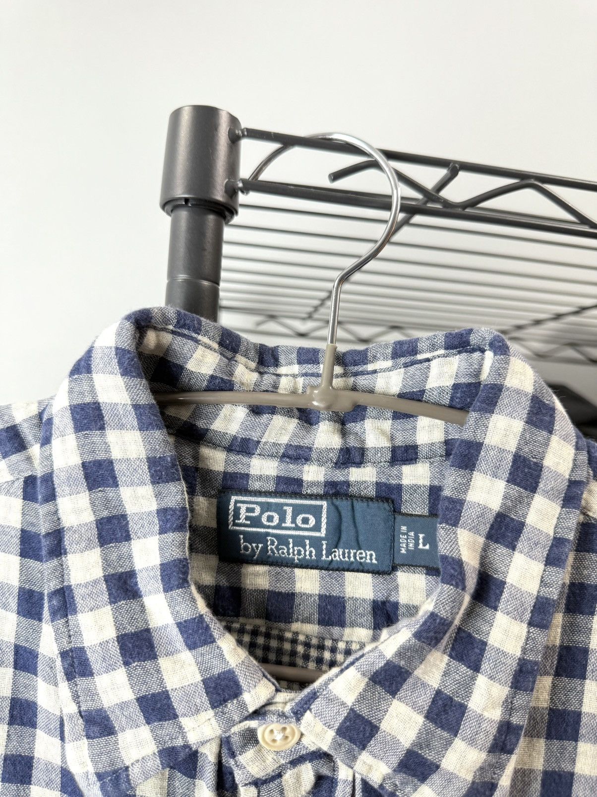 Polo Ralph Lauren Rare Vintage Polo Ralph Lauren Shirt Linen Style Size US L / EU 52-54 / 3 - 6 Thumbnail