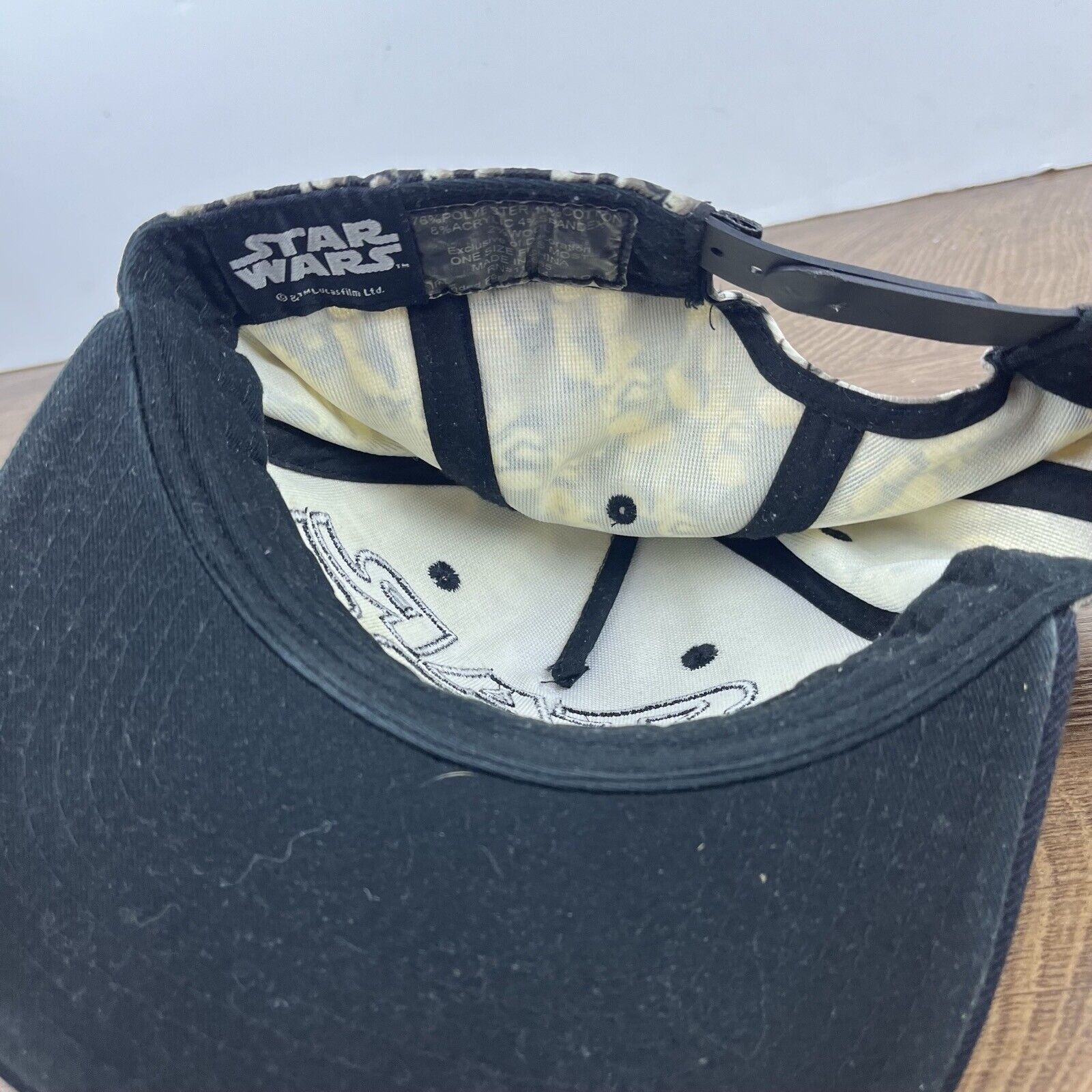 Star Wars Star Wars Snapback Hat Star Wars Gray Hat Adjustable Gray Ad Size ONE SIZE - 13 Thumbnail