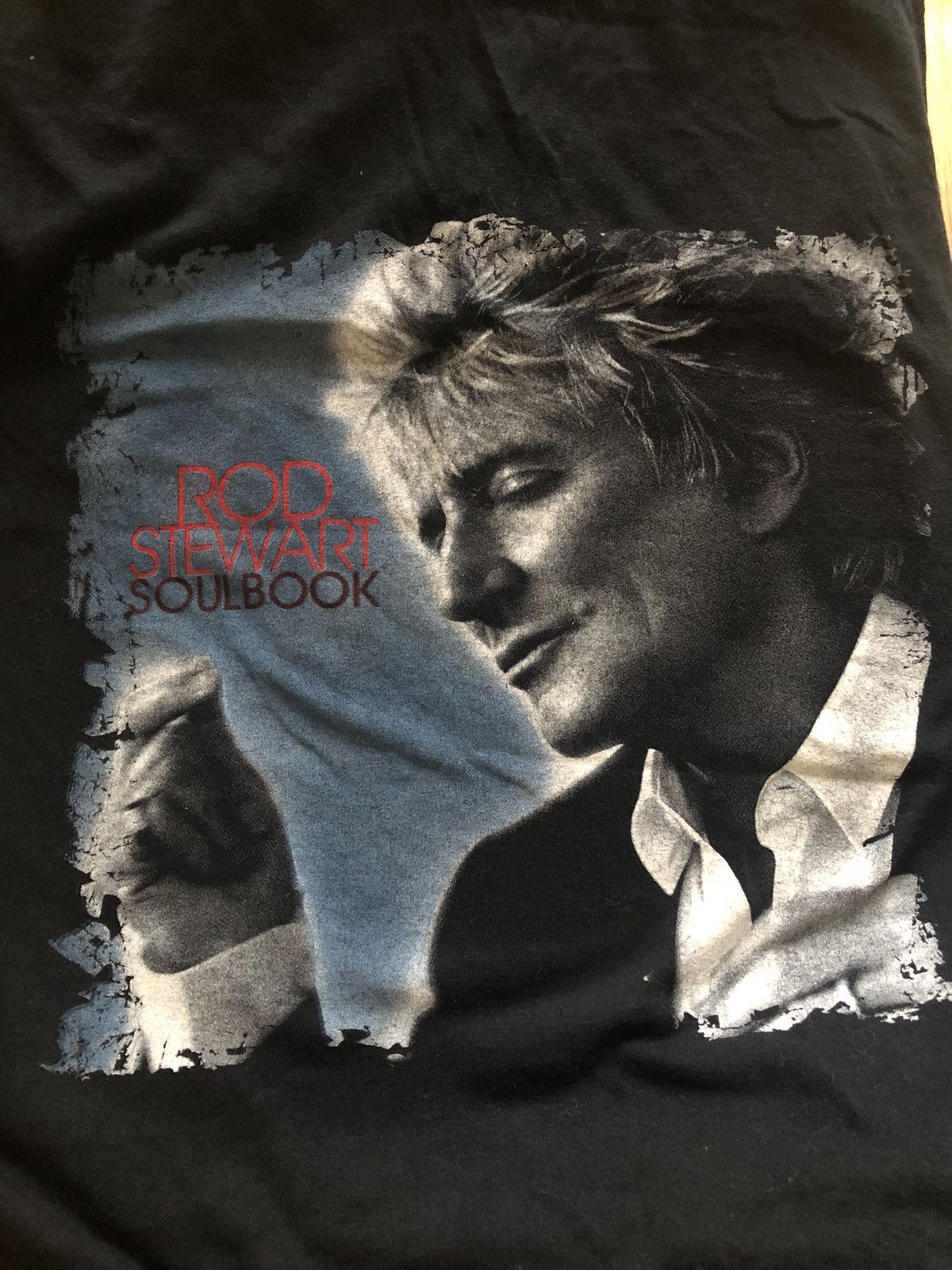 Band Tees × Vintage ROD STWEART 2010 EURO TOUR TEE SHIRT Size US M / EU 48-50 / 2 - 4 Thumbnail