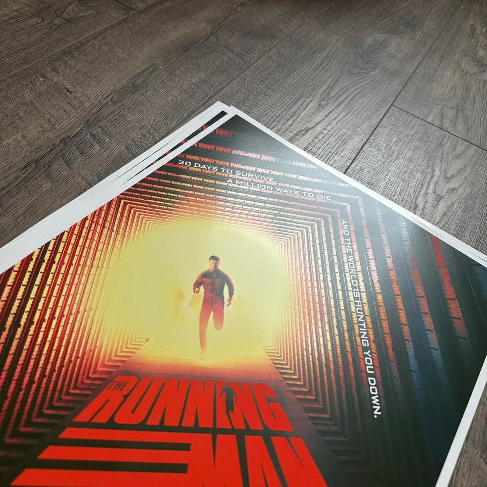 Other 2025 Glenn Powell The Running Man Movie Promo Poster Print Size ONE SIZE - 3 Thumbnail