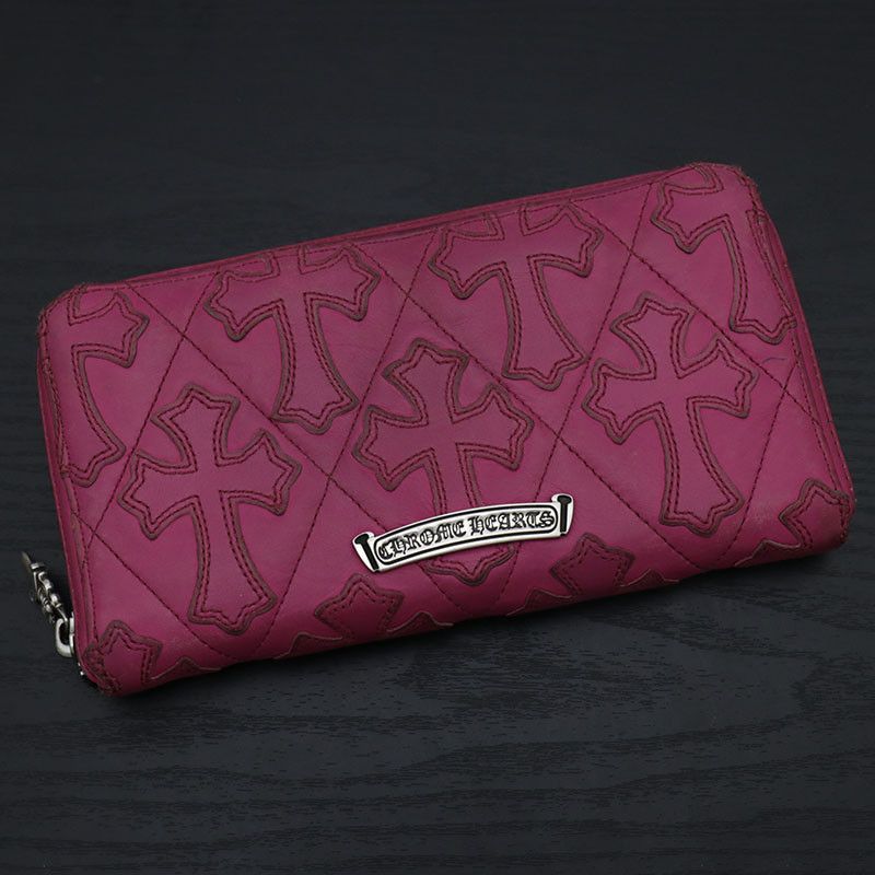 Chrome Hearts Chrome Hearts Quilted Zip Wallet Size ONE SIZE - 1 Thumbnail